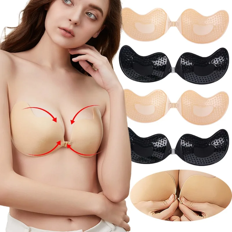 Strapless Bra Backless - 1/2Pc Unsichtbare Push-Up Bh Sommer Frauen