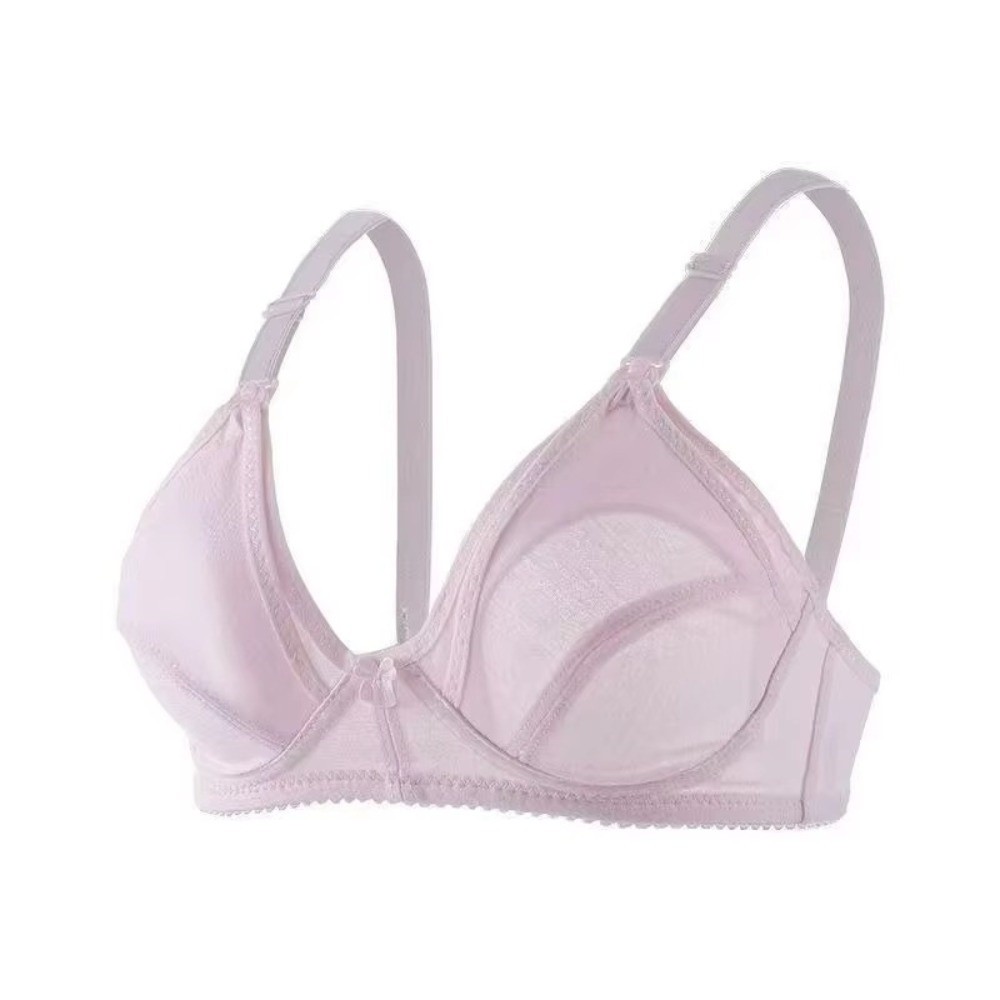 Nursing Bra Sleep - Baumwoll-Schwangerschafts-Still-BH Drahtlos Übergröße Still-Bralette mit Offenem