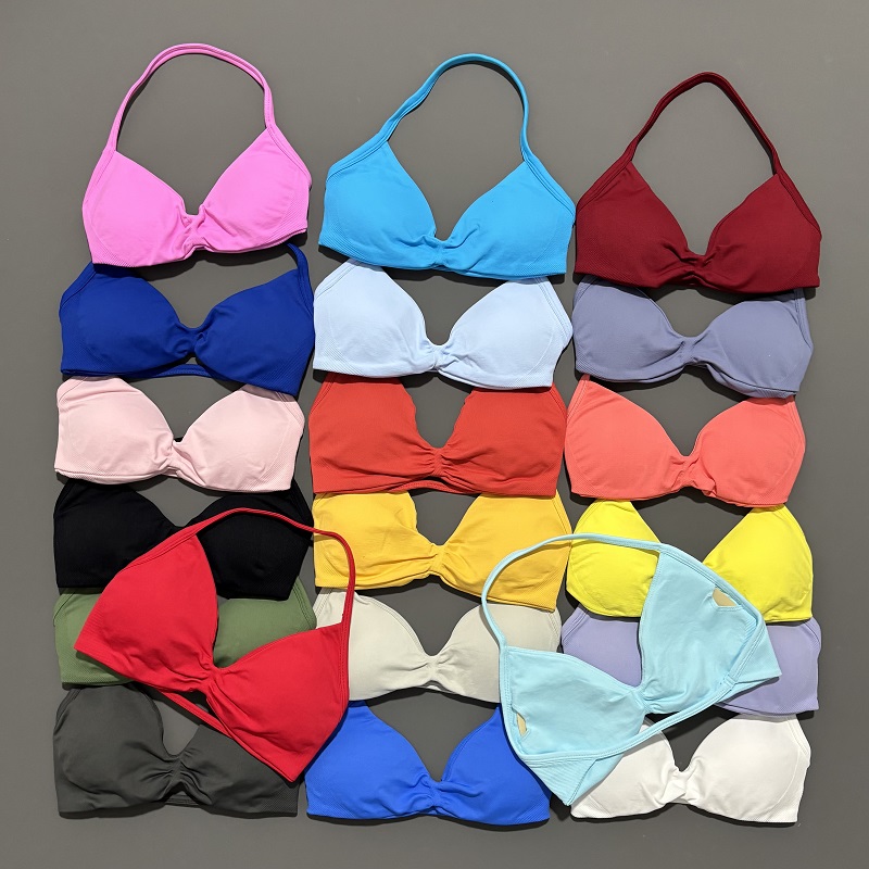 Sports Bra High Impact - Sport-BH mit Trägern, Yoga-Unterwäsche, Damen-Gymnastik-Top, Lauftraining,
