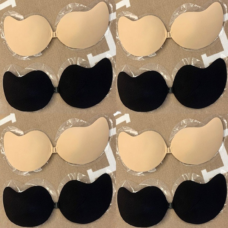 Silicone Bra Adhesive - 1/2 Paar unsichtbare Push-up-BHs, trägerloser, rückenfreier