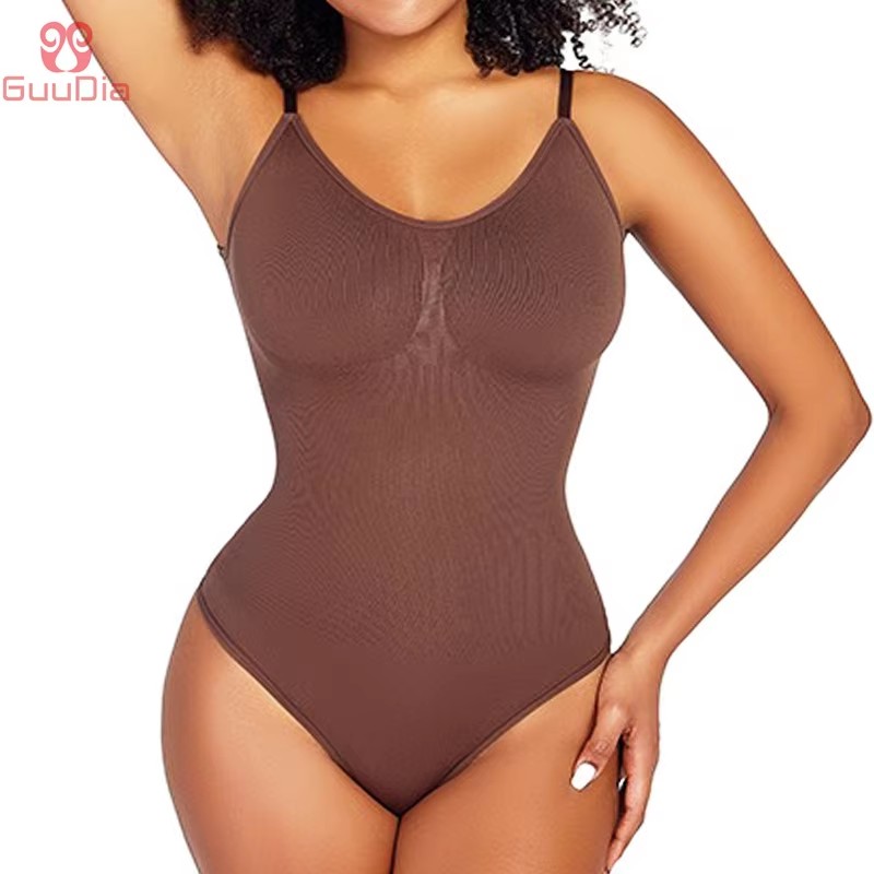 Shapewear Bodysuit Firm - GUUDIA Spandex-Body, Tanga, String, Shapewear, Kompressions-Body