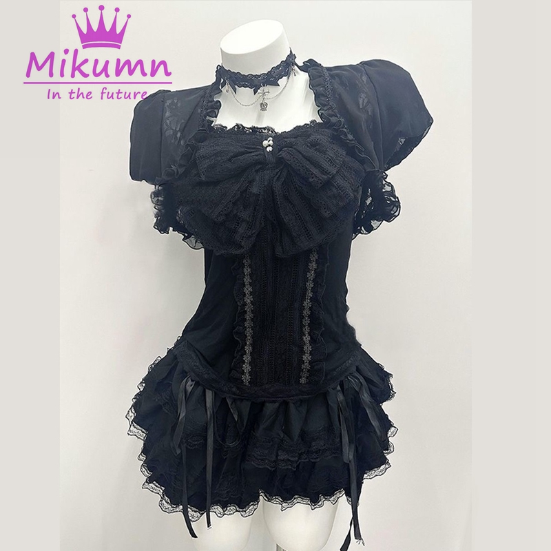 Cami Top Lace - Mikumn Gothic Lolita 3-teiliges Set aus