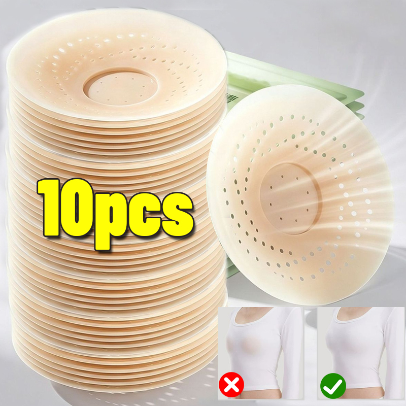 Silicone Bra Adhesive - 2-10 Stück unsichtbare selbstklebende Brustpads, wiederverwendbar,