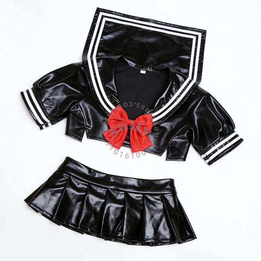 Garter Belt Set - AniLV Anime Schulmädchen Matrosenuniform Sexy Dessous