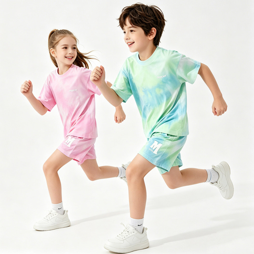Boyshort Underwear - 5-14 Jahre Kinder-Sportset aus Baumwolle, Sommer-Sets