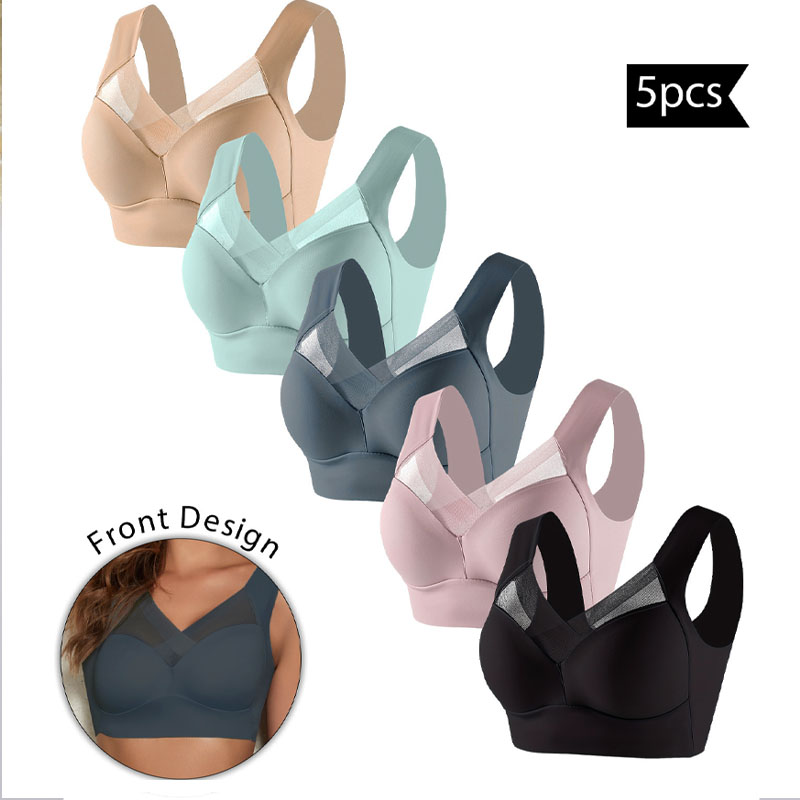 Bralette Wireless Soft - 5PCS Frauen Sport Bhs Volle Tasse