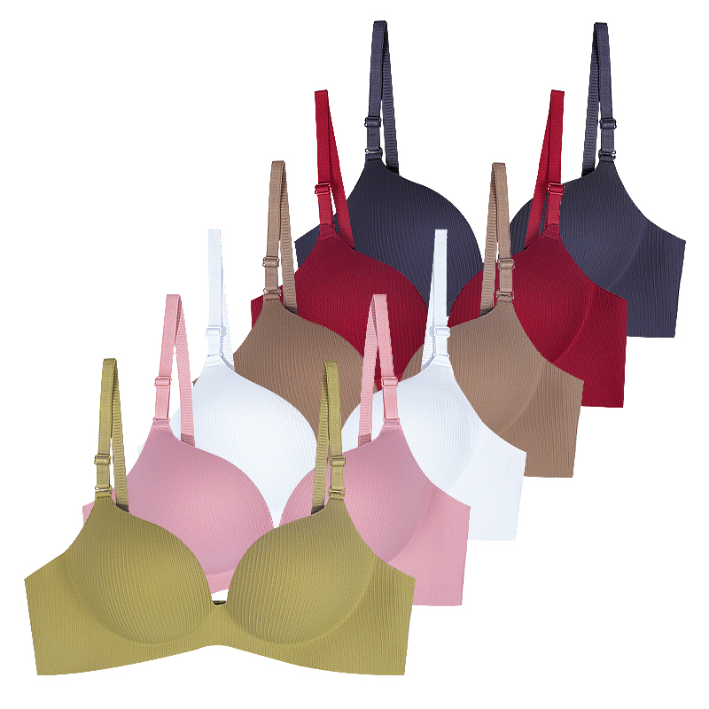 Bralette Wireless Soft - FallSweet Candy Push-Up-BH für kleine Brüste,