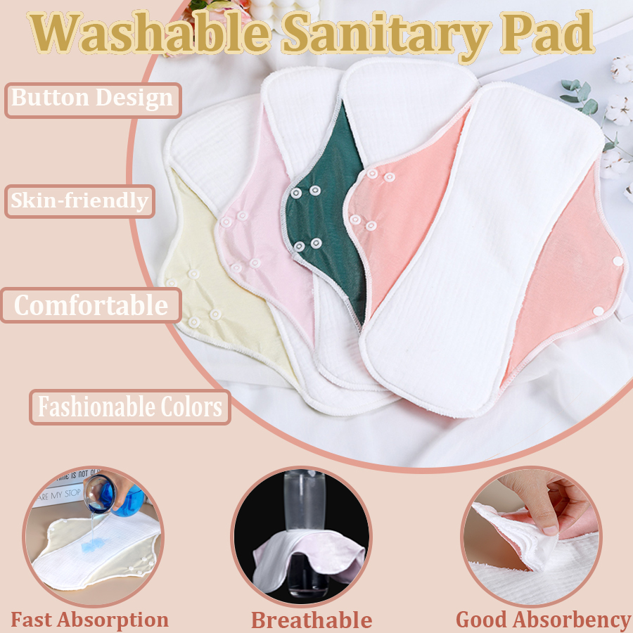 Period Panty Absorbent - 1 Stück waschbare Damenbinden für Frauen,