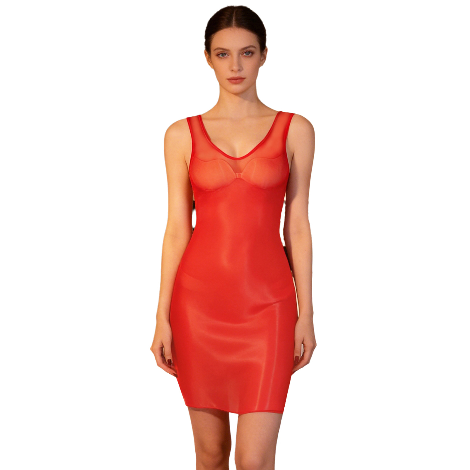 Glänzendes, durchsichtiges, fi – Babydoll Chemise Night Bewertung und Preis