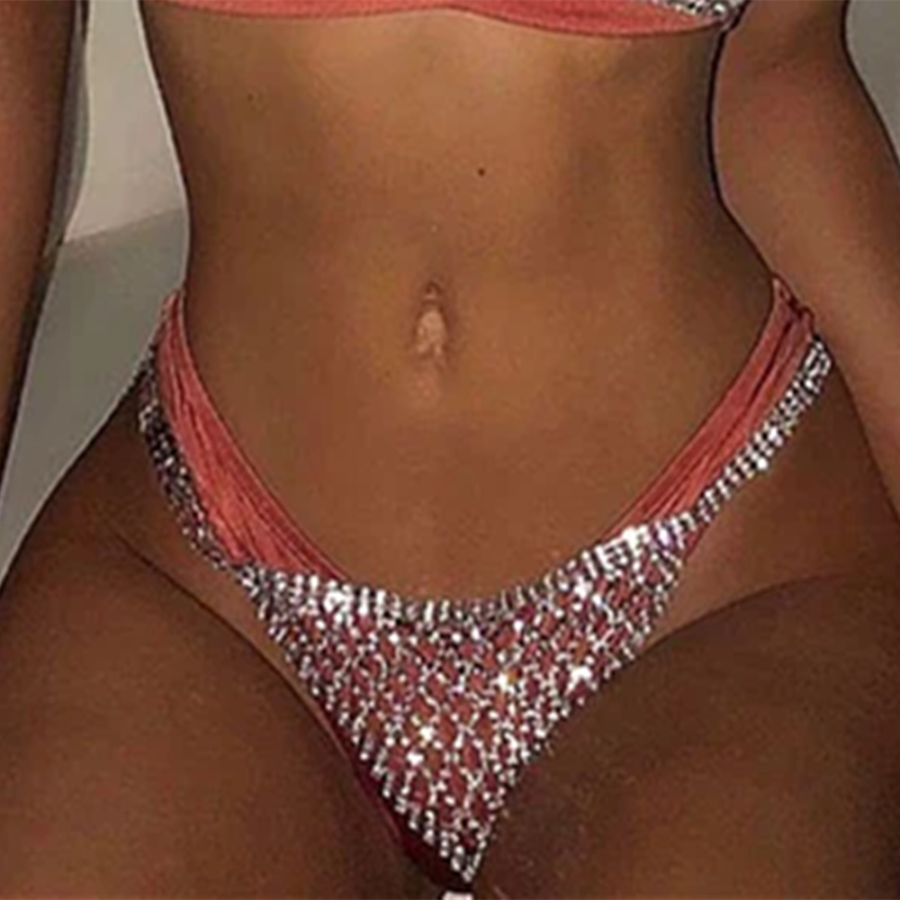 Stonefans Mesh Strass Körperke – Thong Bikini Women Bewertung und Preis