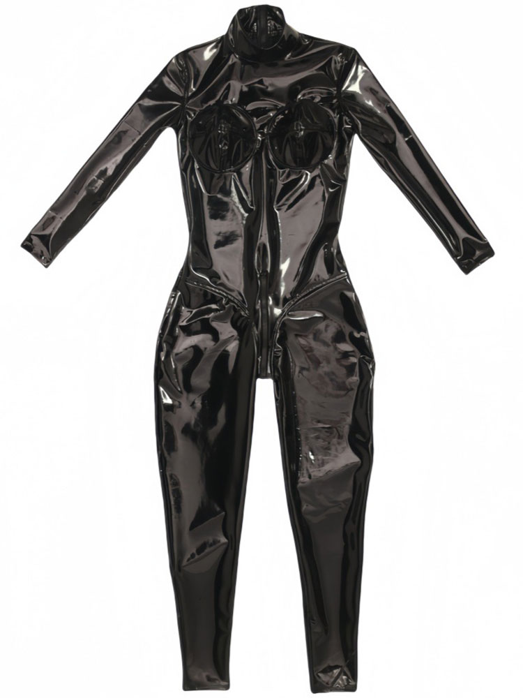 Sexy PU-Latex-Ammoniak-Overall – Shapewear Bodysuit Firm Bewertung und Preis