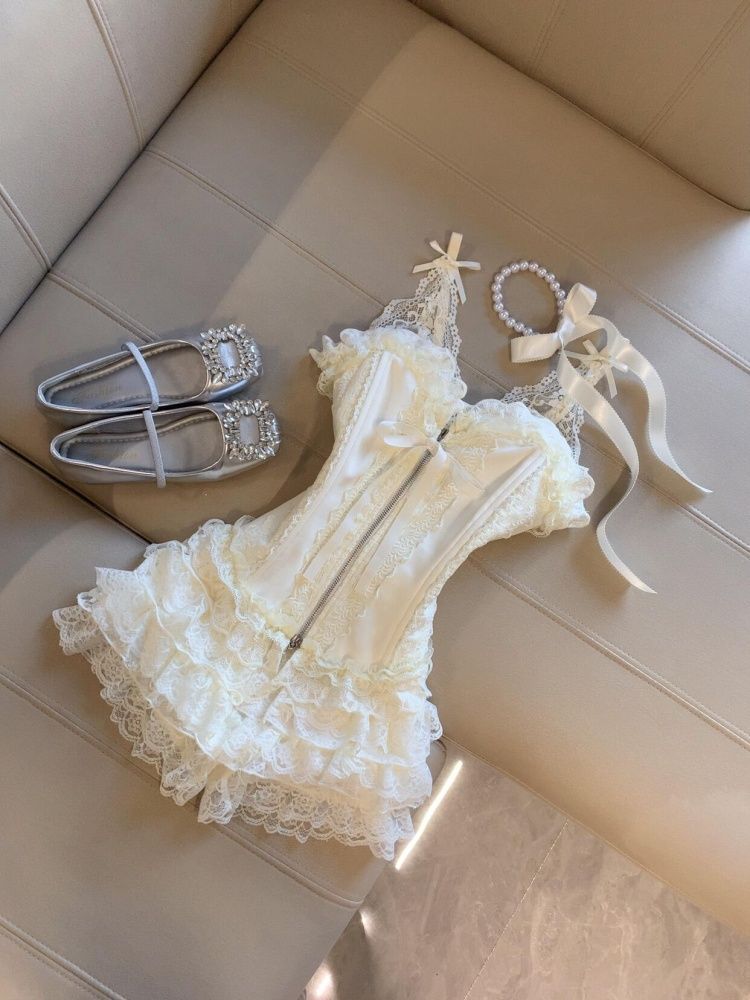 Süßes Spitzen-Bustier-Top mit  – Cami Top Lace Bewertung und Preis