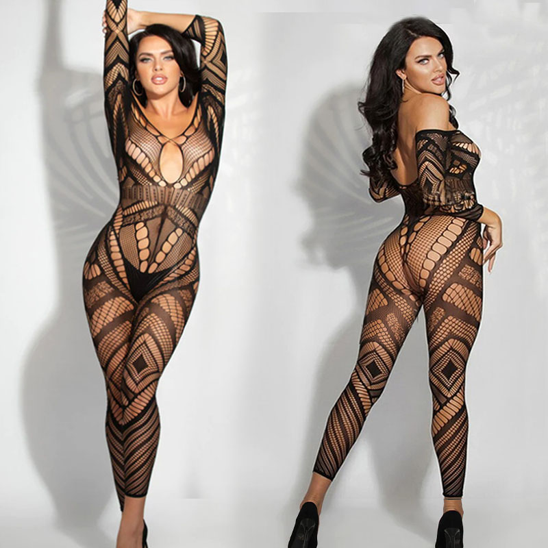 Porno Sexy Netz-Bodystockings  – Bodystocking Fishnet Bewertung und Preis