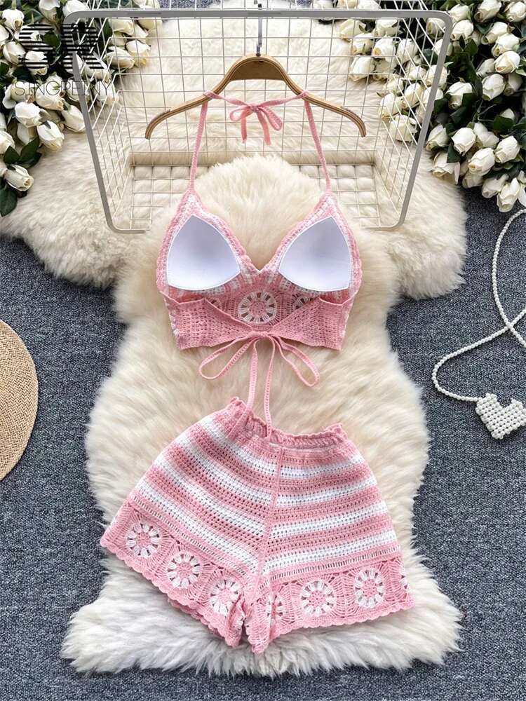 Strand Urlaub Stricken 2 stück – Cami Top Lace Bewertung und Preis