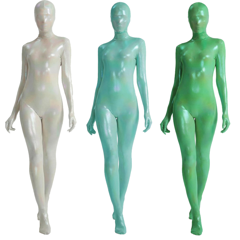 Damen Glänzender Farbverlauf Z – Shapewear Bodysuit Firm Bewertung und Preis