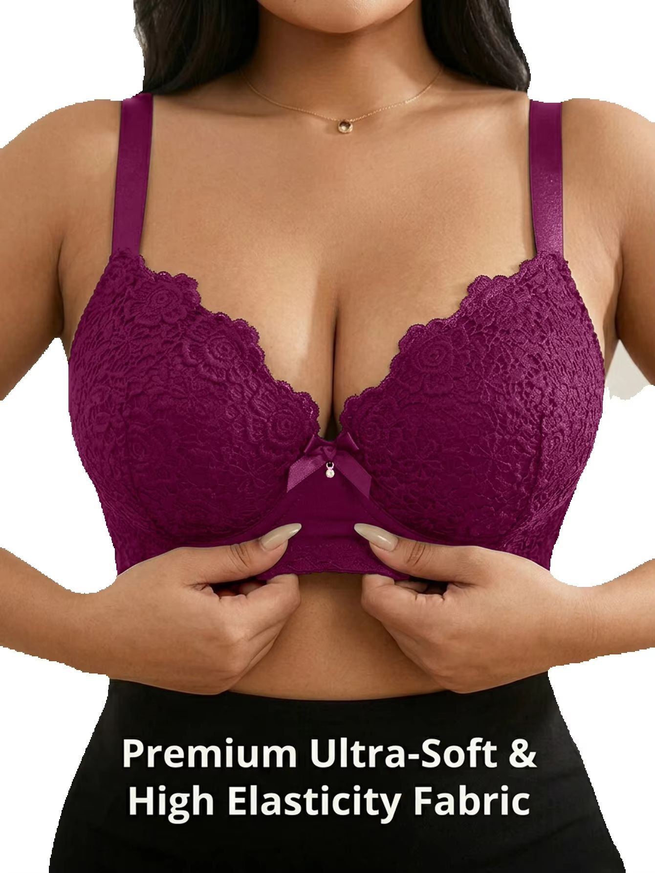 Damen Plus Size Blumenmuster P – Push Up Bra Padded Bewertung und Preis