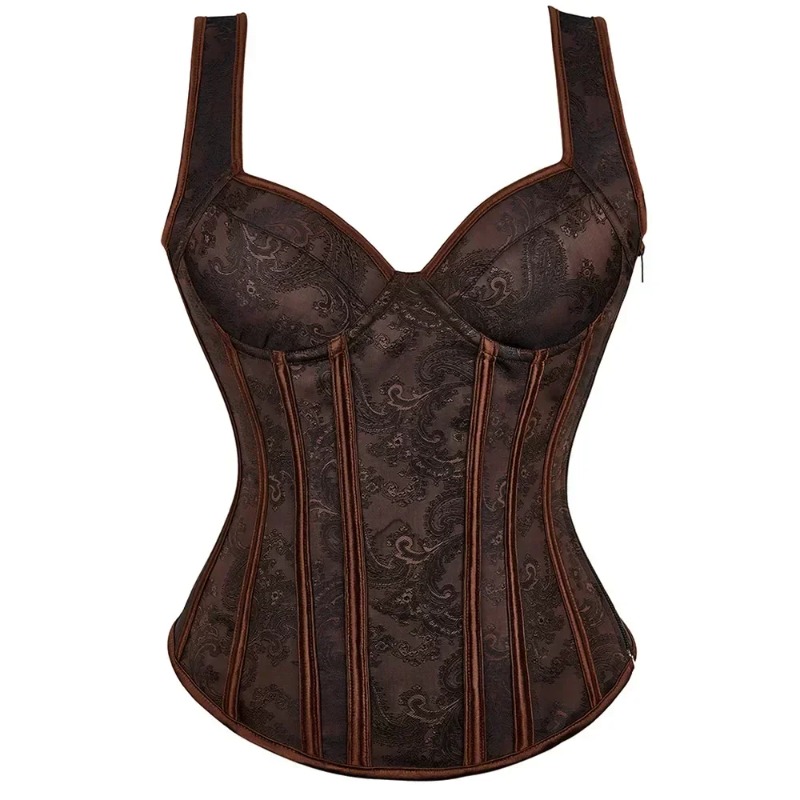 Damen-Korsett-Top mit Blumenmu – Shapewear Bodysuit Firm Bewertung und Preis