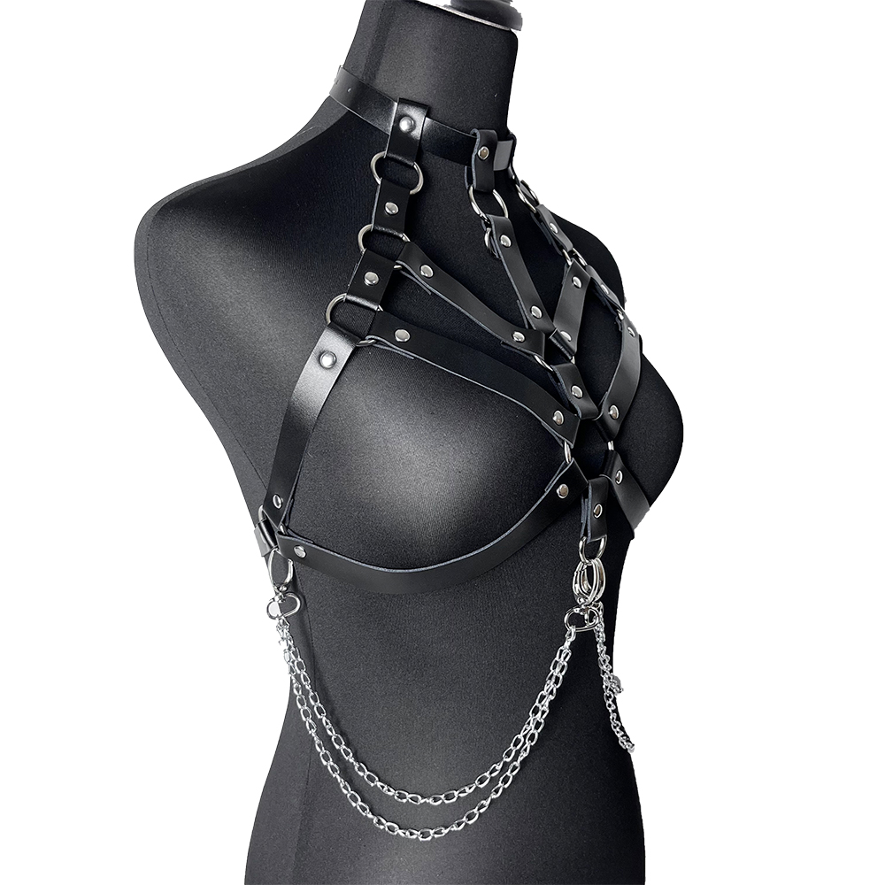 Kette mit Leder Dessous Frau B – Garter Belt Set Bewertung und Preis