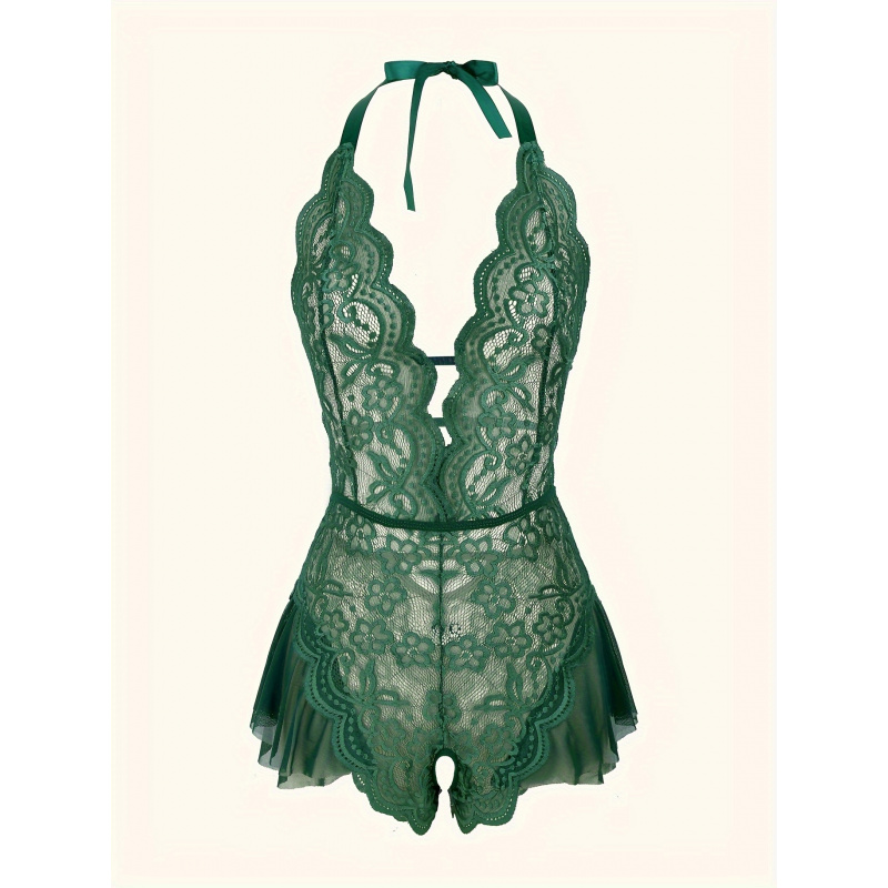 Bezaubernder Spitzen-Mesh-Tedd – Lace Teddy Lingerie Bewertung und Preis