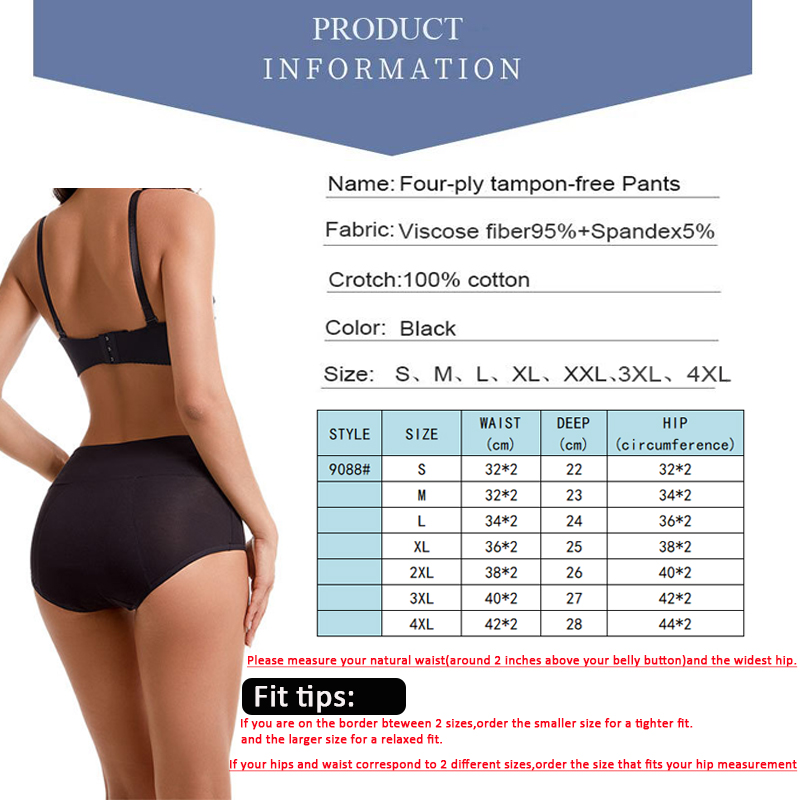 Menstruationsunterwäsche für s – Period Panty Absorbent Bewertung und Preis