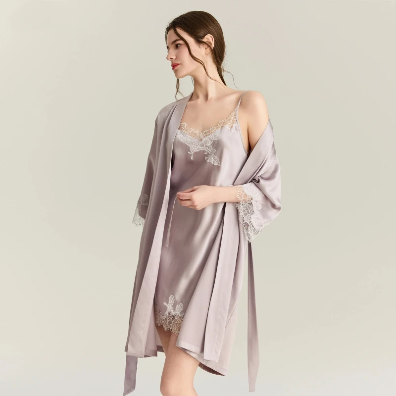 22MM 100% Maulbeerseide Robe K – Robe Silk Women Bewertung und Preis