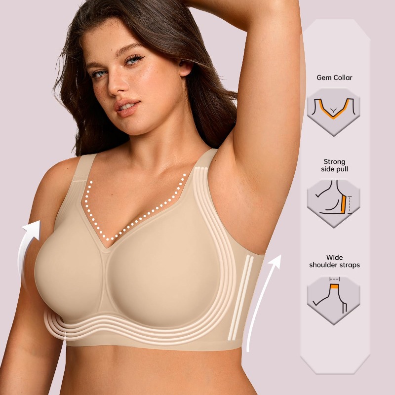 Übergrößen Wireless Jelly BH f – Push Up Bra Padded Bewertung und Preis
