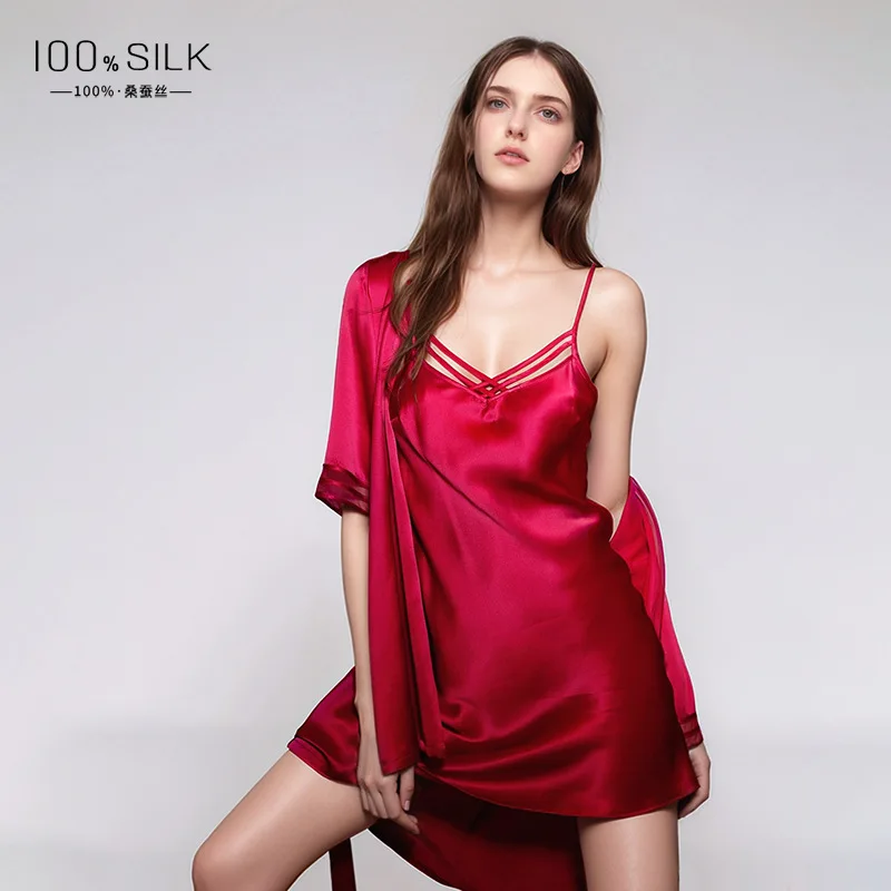 19MM 100% Maulbeerseide Robe K – Robe Silk Women Bewertung und Preis