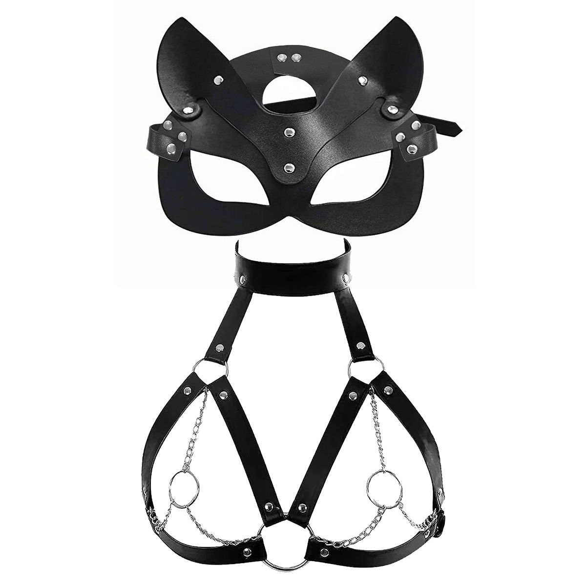 Frauen Sexy Maske Augenbinde C – Garter Belt Set Bewertung und Preis
