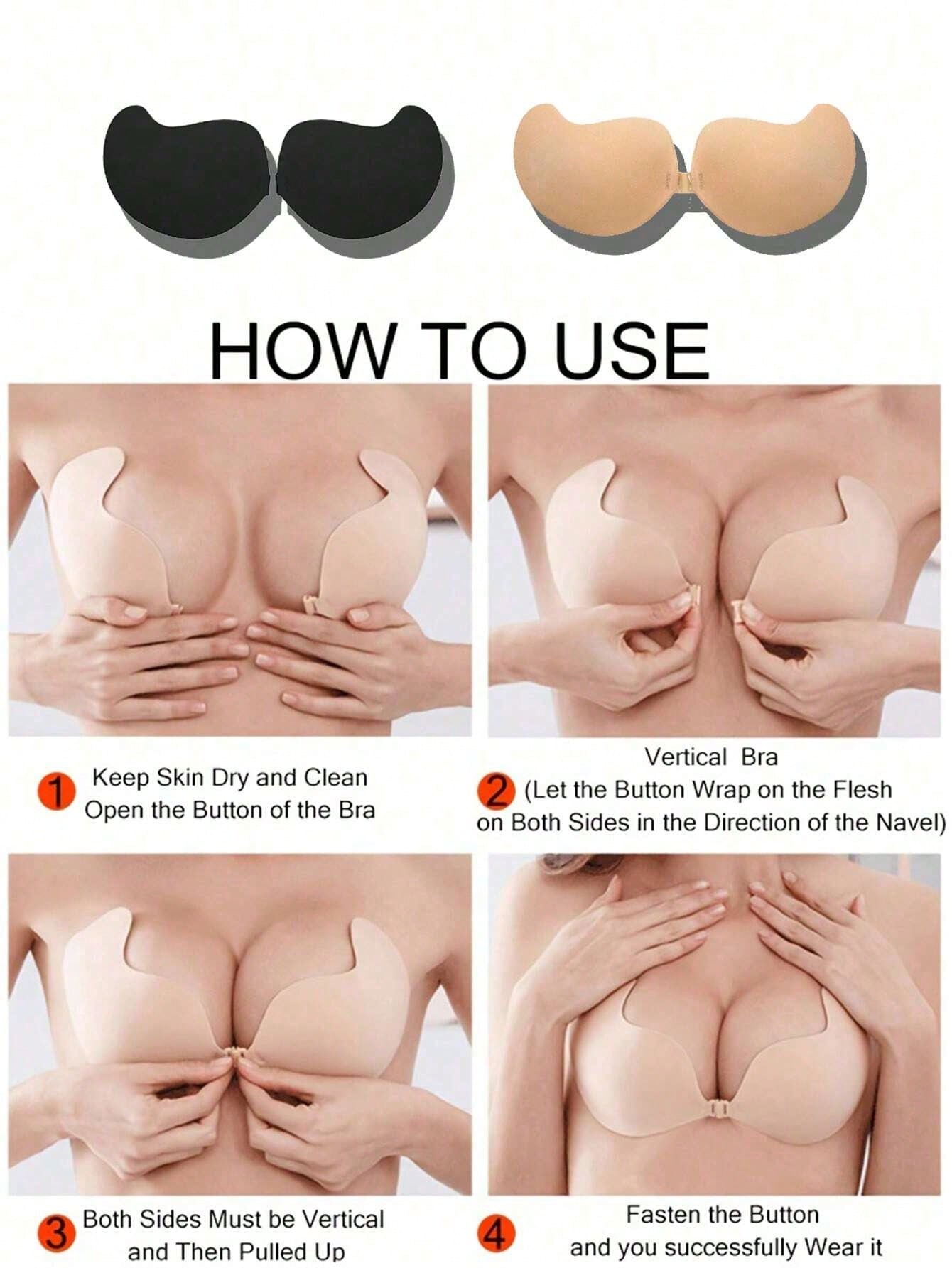 2er-Pack Selbstklebende Unsich – Push Up Bra Padded Bewertung und Preis